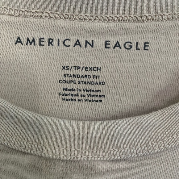 American Eagle Beige T Shirt - Picture 3 of 3